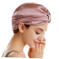 thumbnail image 5 of Gorros de satén para quimio, turbantes forrados de satén para mujer, gorro de baño reutilizable, gorro de satén, gorro de satén, gorro de seda para dormir, 5 of 5