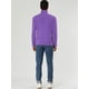 thumbnail image 5 of Camisa de Mangas Largas uxcell Cuello de Cisne Ajuste Delgado Casual Morado 44, 5 of 7
