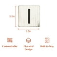 thumbnail image 7 of Stiles Crossword Letter Tiles, Wooden Wall Decor, 3.5 Inch, Rustic, Letter I, 7 of 7