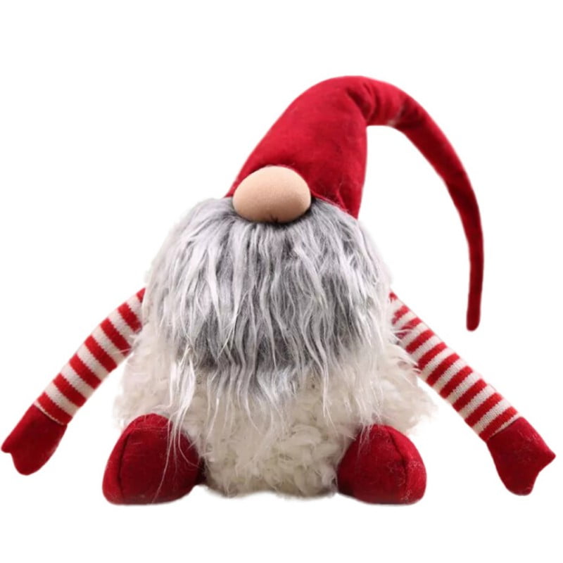 Scandinavian Swedish Flat Christmas Gift Wrap Gnome Tomtar Santa 