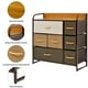 thumbnail image 5 of Mueble Buró Organizador Houzer Comoda Metal 7 Cajoneras Tela Cafe, 5 of 6