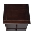 thumbnail image 2 of 100% Solid Wood 3-Drawer Night Stand 5626 by Palace Imports, Java, 2 of 7