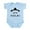 Sky Blue, variant on CafePress - Mexican Mustache Infant Bodysuit - Baby Light Bodysuit, Size Newborn - 24 Months