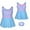 Baby Blue/Fish Scale, variant on Asoul Girl Gymnastics Leotards Unitards Ballet Dance Dress Tumbling Outfits