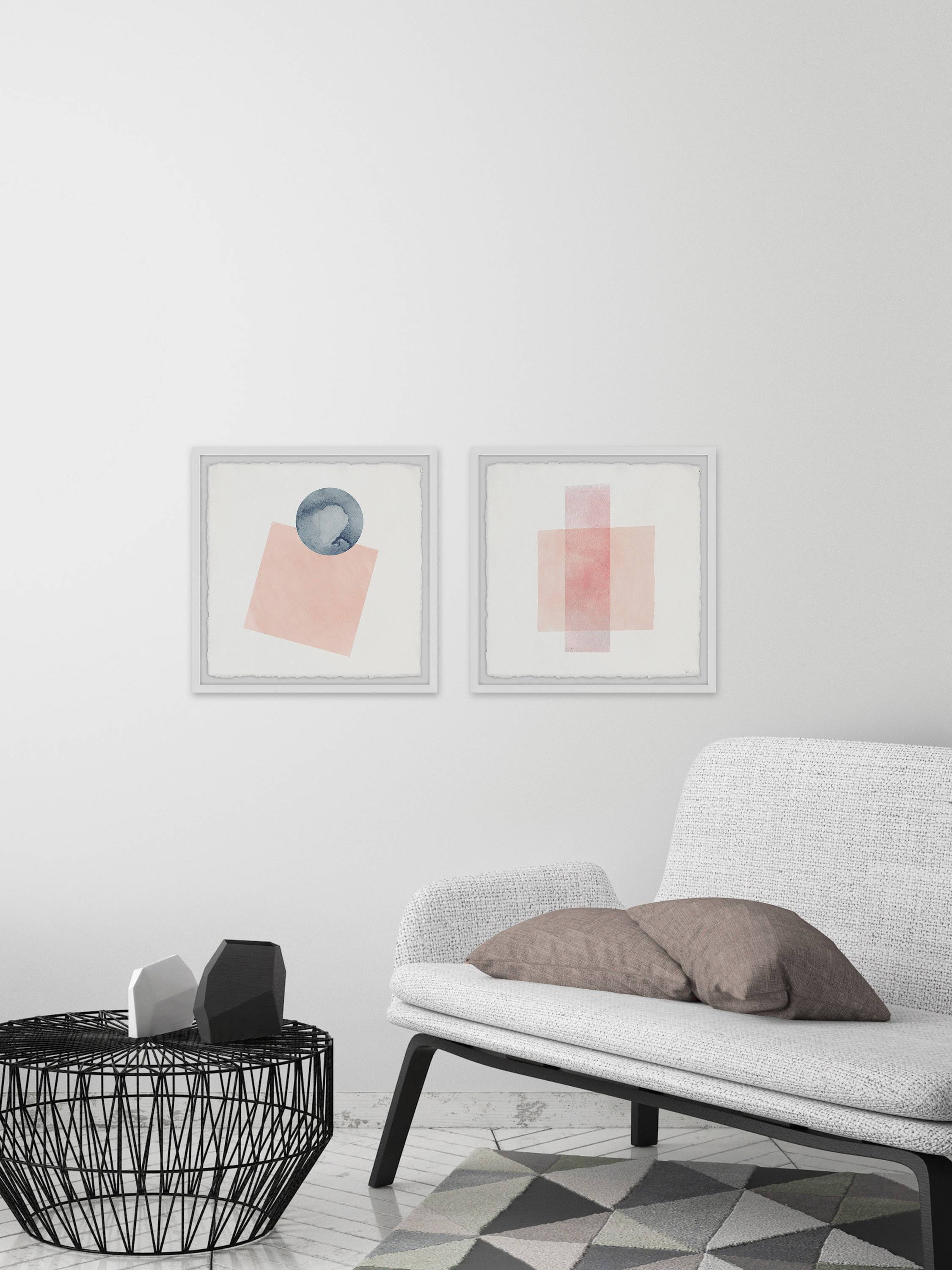 Parvez Taj Peaches and Shapes Diptych