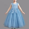 thumbnail image 5 of Little/Big Girls Embroidery Lace Bridesmaid Dress Flower Kid Wedding Ball Gown Kids Princess Pageant Evening Long Dresses, 5 of 5
