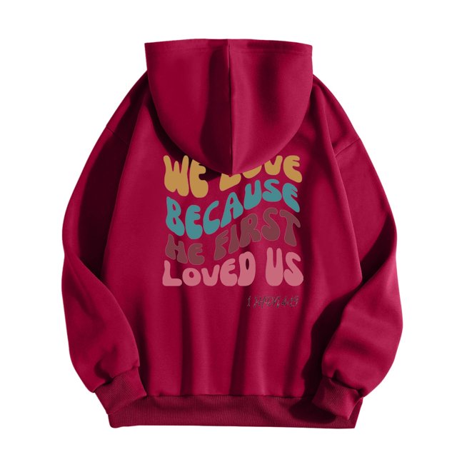 WEAIXIMIUNG Sweatshirts Grande Taille pour Femmes 3X Sweat à Capuche Décontracté Col Rond Imprimé Lettres Anglaises