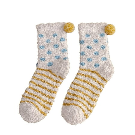 

Thermal Socks For Womens Coral Socks Stripe Socks Colorful Lightweight Athletic Socks Socks Winter Socks