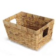 thumbnail image 4 of Portable Woven Storage Basket with Handle for Kids Clothes Toys and Sundries Light Brown Large Size, 4 of 5