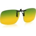 thumbnail image 1 of ORUYROP Night Driving Glasses Clip-On, High Beam Headlights Reduced, Polarized Lens, Glare-Free, HD Vision, Men or Women, 1 of 7