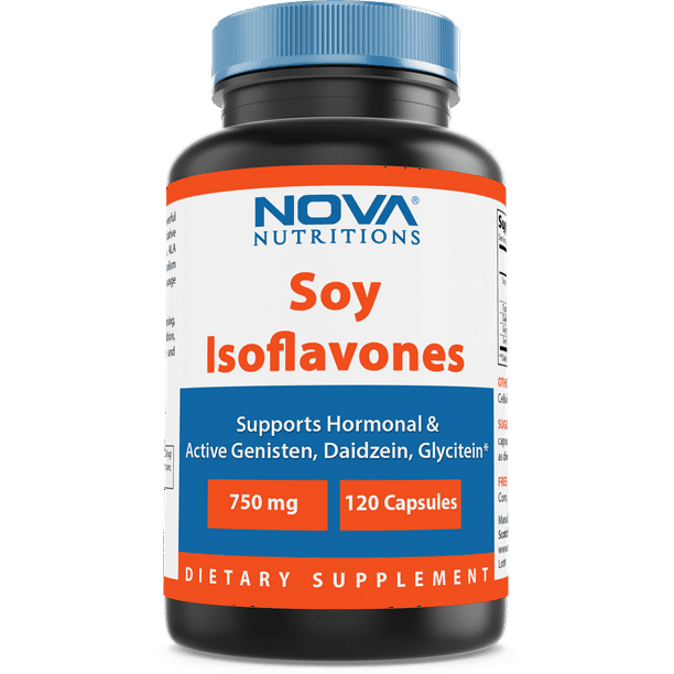 Nova Nutritions Soy Isoflavones 750 mg 120 Capsules