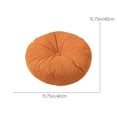 thumbnail image 3 of Round Floor Cushion | Thickened Fabric Washable Tatami Pillow | Modern Versatile Seat Pad for Balcony, Windowsill, Patio, Living Room | 15.75x15.75x1.97in | Multiple Colors, 3 of 8
