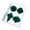 Green, variant on 4 pcs Christmas Tree Balls Xmas Decoration Ornaments Christmas Ball Ornaments (Bronze)