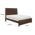 thumbnail image 3 of Pemberly Row Queen Bed with Beveled Panel Headboard in Brown Okume Veneer, 3 of 11