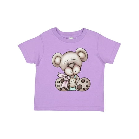 

Inktastic Teddy Bear with Cookie Gift Toddler Boy Girl T-Shirt