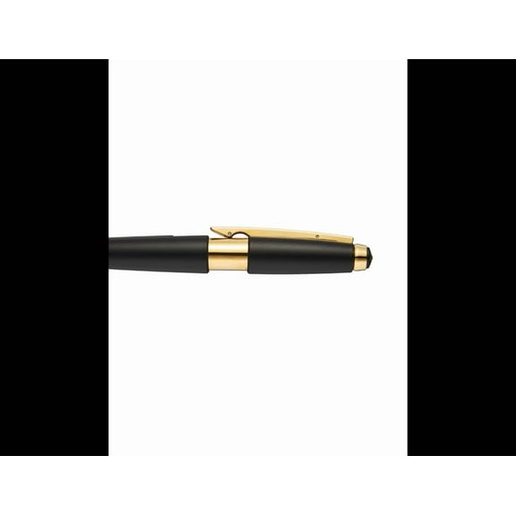 Cross Edge™ Matte Black Lacquer with Gold PVD Appointments Rollerball Pen