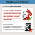 thumbnail image 4 of Flex Edge Beater For KitchenAid 4.5-5 Quart Tilt-Head Stand Mixers, Non-Stick Coated Blade Beater with Both-Sides Flexible Silicone Edges Bowl Scraper, Mixer Accessories Paddle Attachment, 4 of 6