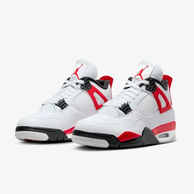 Men s Air Jordan 4 Retro Red Cement 2023 DH6927 161 Walmart