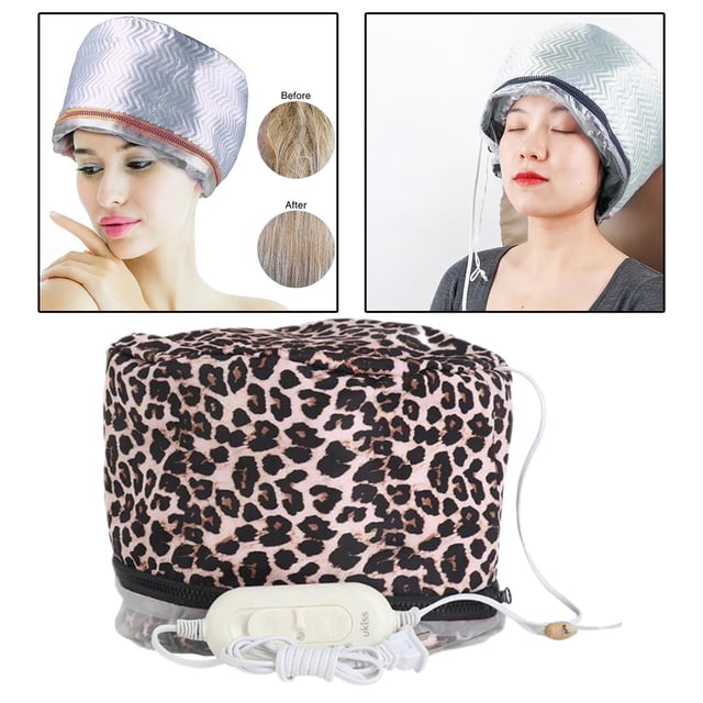 Gorro pa el atención del cabello Impermeable Acondicionamiento Hidratante Gorros térmicos pa el cabello Control de temperatura de 3 Colcomx Sombrero de vapor de pelo