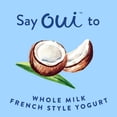 thumbnail image 3 of Oui by Yoplait French Style Coconut Whole Milk Yogurt, 5 OZ Jar, 3 of 15