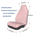 thumbnail image 3 of Balery Pink Stripes Funda de Asiento para Auto con Diseño - Cubierta Frontal Suave y Transpirable con Protector Antideslizante- 1 Unidad, 3 of 5