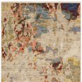 thumbnail image 4 of 7' X 10' Beige Pink And Yellow Abstract Area Rug With Fringe, 4 of 5