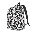 thumbnail image 1 of Balery Seamless Pattern Cute Panda Mochila Clásica Impresa Básica para Viaje, Mochila Escolar Resistente al Agua, Mochila de Lona con Correas Ajustables-Small, 1 of 5