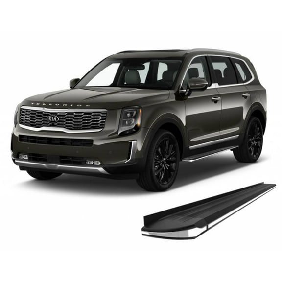 Black Horse Off Road Exceed Running Boards Black Aluminum Ex K376 Fits select: 2020-2022 KIA TELLURIDE