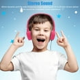 thumbnail image 3 of Teens Earphones, TSV Teenager Wired Headphones On Ear Headset Adjustable Headband, Foldable Teen Headphone Fit for iPad Tablet iOS Android Smartphone PC, 3 of 9