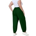thumbnail image 4 of yievot Plus Size Cargo Sweatpants for Women with Pockets Drawstring High Waisted Joggers Casual Travel Sweat Pants, 4 of 7