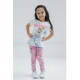 thumbnail image 2 of Disney Princess Cinderella Big Girls T-Shirt and Capri Leggings Outfit Set Cinderella Pink 10-12, 2 of 5