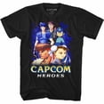 thumbnail image 2 of Capcom Heroes Black Adult T-Shirt, 2 of 4