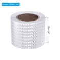 thumbnail image 2 of Unique Bargains Reflective Tape, 4' x 66 Ft Waterproof High Visibility Warning Safety Tape, White, 2 of 6