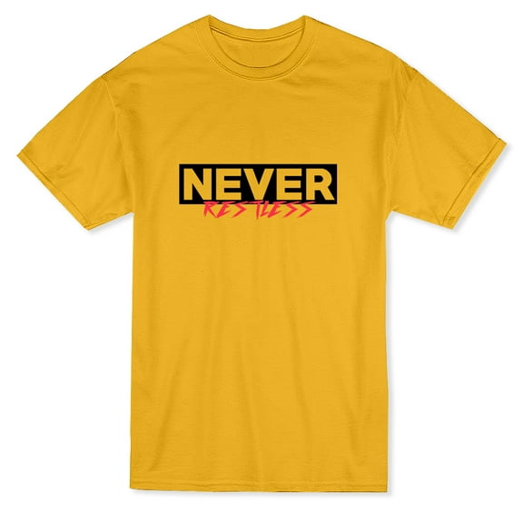 Never Restless Trendy Graphic Men's T-shirt