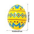 thumbnail image 3 of MXTPOV Colorful Easter Eggs Balloons, Exquisite Easter Eggs Balloon for Party Holiday, Easter Decorations Indoor Outdoor, Home Decor, 3 of 5
