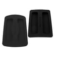 thumbnail image 1 of Luxshiny 2Pcs Silicone Toaster Dust Cover Black Heat Resistant Bread Machine Lid Protector for Home, 1 of 8