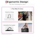 thumbnail image 5 of Byootique 20" Rolling Tote Bag Grocery Bag on 5 Wheels for Travel MidnightGlitz, 5 of 11