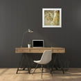 thumbnail image 3 of Studio 2 15x15 White Modern Wood Framed Museum Art Print Titled - Gold Swirl I, 3 of 4