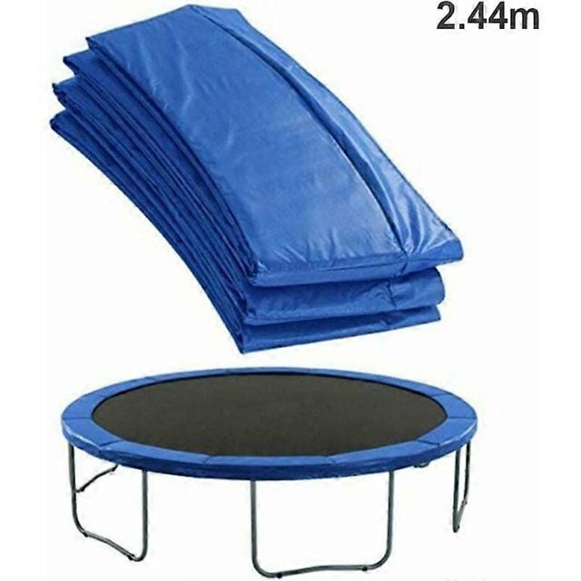 Coussin de protection Ressort pour trampoline 244 cm Rembourrage Cadre Rose/vert - Résistant aux UV PVC Coloré, Bleu