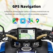 5 Inch Motorcycle Navigation Carplay Multimedia Portable Player Touch Screen Display Wireless Android Auto