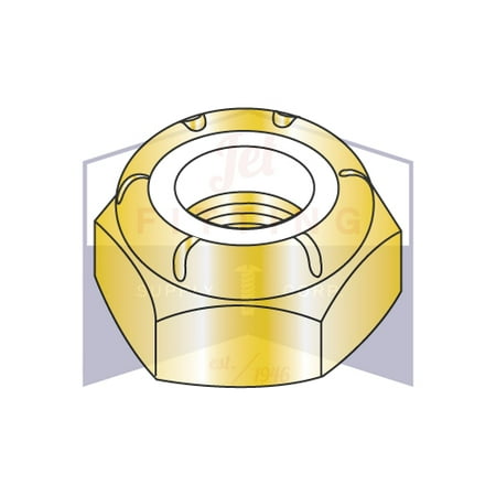 

3/4-16 Nylon Insert Hex Lock Nut (Stop Nut) Thin Pattern Light Hex Thin Height (NTM & NTE Series) Steel Zinc Plated (Quantity: 200) Full Size: 3/4-16 NTE