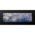 thumbnail image 2 of Monet, Claude 18x8 Black Modern Framed Museum Art Print Titled - Water Lilies: The Clouds, c. 1914-26 - center panel, 2 of 5