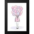 thumbnail image 2 of Pavlova, Martina 11x14 Black Modern Framed Museum Art Print Titled - Balloons, 2 of 5