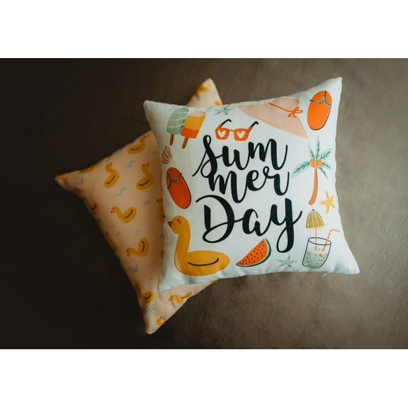 Summer | Vintage | Fun | Summer | Pillow Cover | Home Decor | Throw Pillows | Room Decor | Gift idea | Decorative Pillow | Room Decor