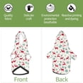 thumbnail image 3 of Uemuo Vintage Christmas Reindeer for Winter Dog Hoodie Sweatshirts with Pockets Warm Dog Clothes for Small Dogs Chihuahua-XX-Large, 3 of 8