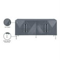 thumbnail image 4 of Meridian Furniture Anastasia Sideboard/Buffet in Gray Lacquer Finish, 4 of 6