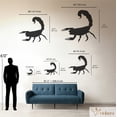 thumbnail image 3 of Violaura Scorpion Metal Wall Art - Easy to Install Hanging Perfect for Home, Living Room Decor (48.0" x 43.7"), 3 of 8