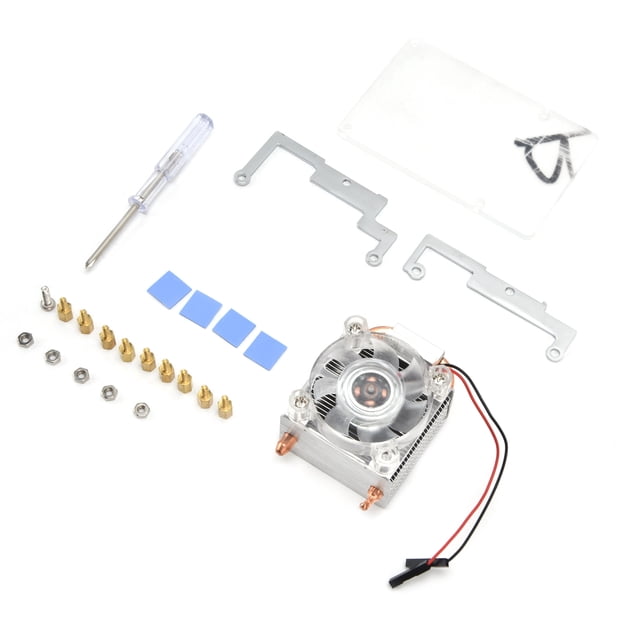 Kit de accesorios para radiador y ventilador de refrigeración para torre de hielo Raspberry Pi 3 4