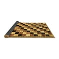 thumbnail image 2 of Ahgly Company Indoor Rectangle Checkered Brown Modern Area Rugs, 2' x 4', 2 of 4