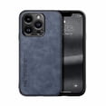 thumbnail image 1 of Funda de cuero magnética con tacto de piel para iPhone 15 Pro, 1 of 4